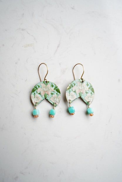 Upcycled Tin Earrings #1