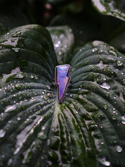 Lilac Flash Bolt Ring - Size 8 3/4