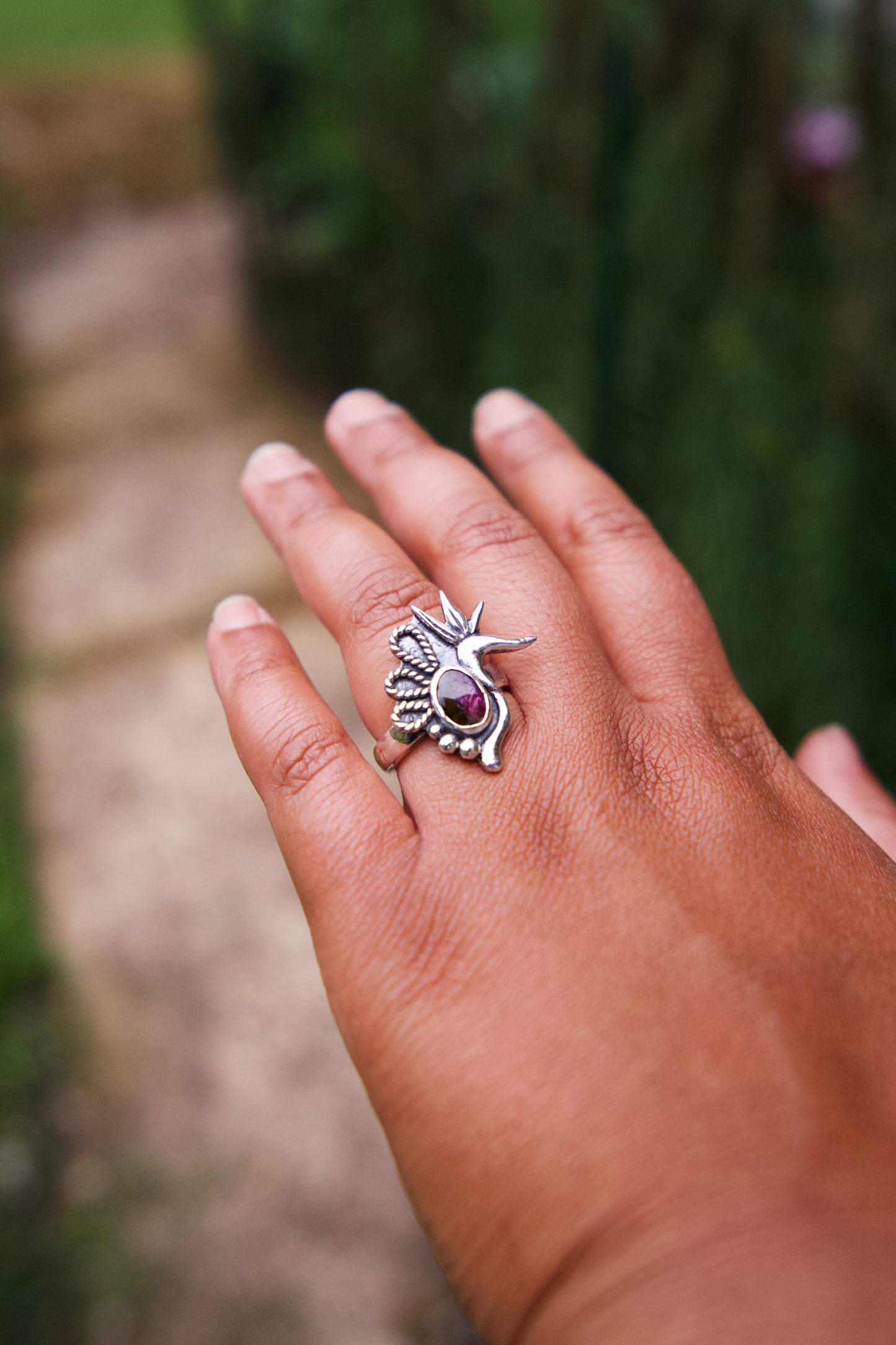 Bird of Paradise Ring - Size 7.5