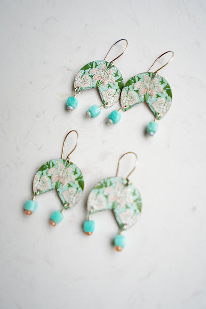 Upcycled Tin Earrings #2