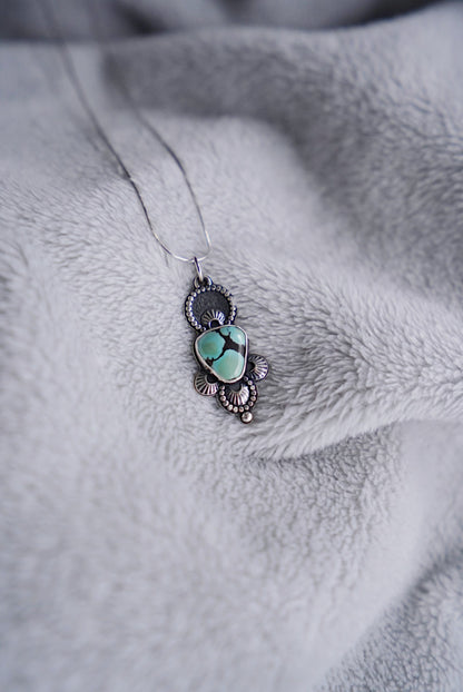 Snowbound - Hubei Turquoise Necklace