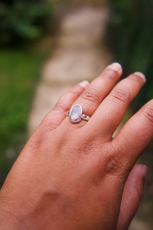 Tourmaline Stacker Ring - Size 8.5