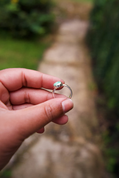 Simple Turquoise Stacker - Size 6.25